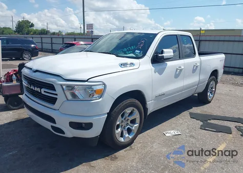 2021 Ram 1500 Big Horn 4X2 6'4 Box from USA, damaged, VIN 1C6RREBT8MN712824